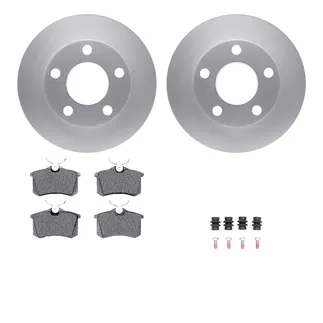 R1 Concepts WDUH1-74084 Carbon Series Brake Rotors W/ 5000 Oep Brake Pads & Hdw